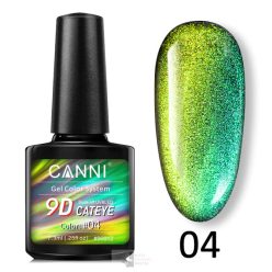   04 színminta - MACSKASZEM EFFEKT - 7.3 ml - CANNI Cat Eye 9D gél lakk 