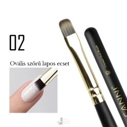 02 - Ovális ecset 9 mm - CANNI Prémium ecset