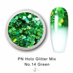 PN Holo glitter mix No.14 Green