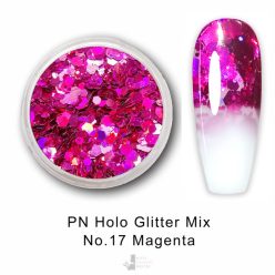 PN Holo glitter mix No.17 Magenta