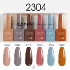 Boho Chic Palette - CANNI HEMA FREE UV/LED gél lakk szett 6x9ml