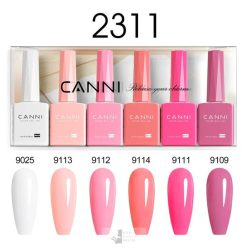   Blush Bliss Bouquet - CANNI HEMA FREE UV/LED gél lakk szett 6x9ml