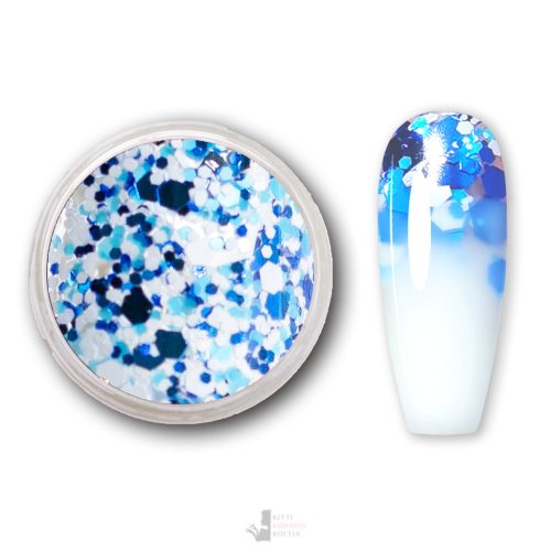 PN Holo glitter mix No.23 Ice Blue