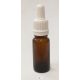 Pipettás barna üveg 10ml-es