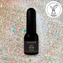   "Pop Star No.2" Top Coat No Wipe csillogó fedőzselé