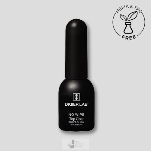 Super Shiny Top Coat No Wipe HEMA & TPO Free szuperfényes fedőlakk