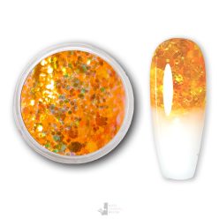 PN Holo glitter mix No.45 Neon Orange