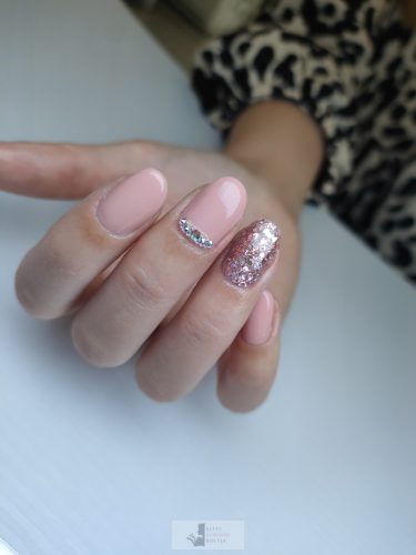 Sweet Pink - erősített géllakk alap - Flexi Hard Gel 