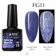 FG11 - CANNI UV/LED Reflective Disco gél lakk 7.3 ml