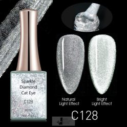 C128 - Sparkle Diamond Cat Eye UV/LED gél lakk 16 ml