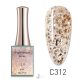 C312 - CANNI Bright Sequin Series UV/LED gél lakk 16 ml