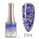 C316 - CANNI Bright Sequin Series UV/LED gél lakk 16 ml