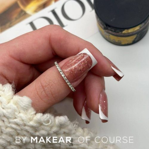 GG27 Glitter Dark Rose - MAKEAR Gel&Go Builder Gél