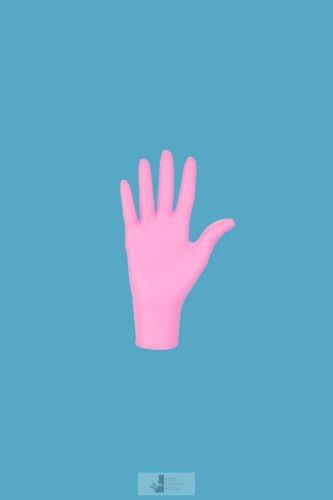 Mercator nitrylex® MAGENTA/ PINK orvosi púdermentes nitril kesztyű