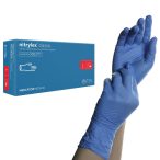   Mercator nitrylex® classic kék orvosi púdermentes nitril kesztyű 