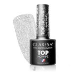 CLARESA UV/LED No Wipe Top Coat - 5g - Glitter Silver