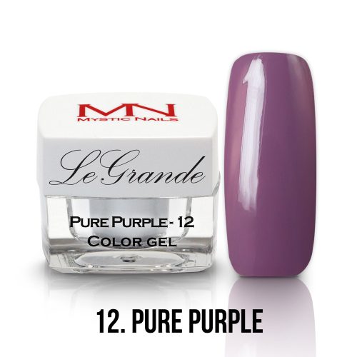 12. - Pure Purple - 4g - LeGrande Color Gel