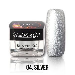 UV Festő Színes Zselé - 04 - Silver (HEMA-free) - 4g