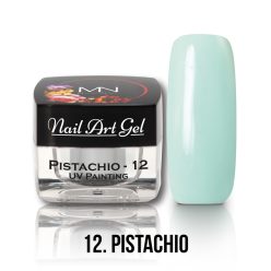   12 - Pistachio (HEMA-free) Nail Art - 4g - UV Festő Színes Zselé