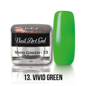 UV Festő Színes Zselé - 13 - Vivid Green (HEMA-free) - 4g