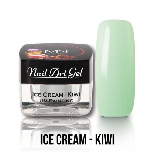 Ice Cream - Kiwi (HEMA-free) Nail Art - 4g - UV Festő Színes Zselé