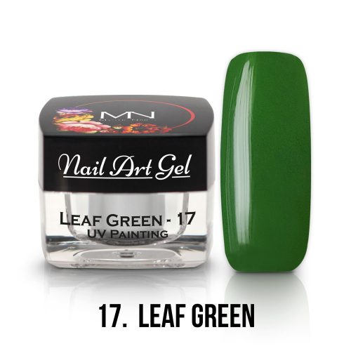 17 - Leaf Green (HEMA-free) Nail Art - 4g - UV Festő Színes Zselé