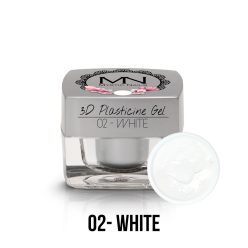 02 - White - 3,5g - 3D Gyurma Zselé