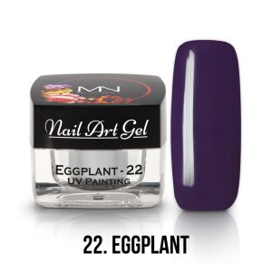 UV Festő Színes Zselé - 22 - Eggplant (HEMA-free) - 4g