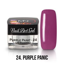   24 - Purple Panic (HEMA-free) Nail Art - 4g - UV Festő Színes Zselé