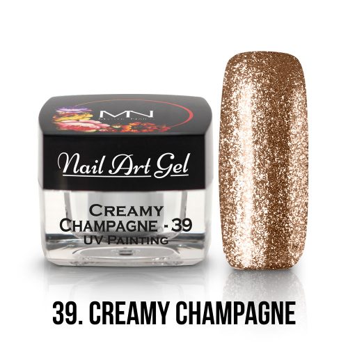 39 - Creamy Champagne Nail Art - 4g - UV Festő Színes Zselé