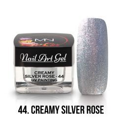   44 - Creamy Silver Rose Nail Art - 4g - UV Festő Színes Zselé