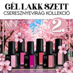   Gél Lakk Szett 02 - Cseresznyevirág kollekció (HEMA-free) - 6 db x 6ml