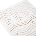 Köröm matrica csík (vegyes) - Rose Gold