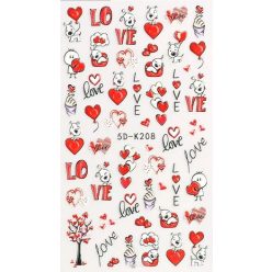 Köröm matrica - 5D szerelmes kutyus