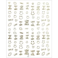 Köröm matrica - smile ezüst