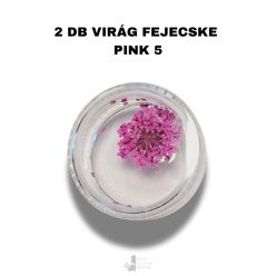   Pink - 05 - Színes szárított virág utántöltő 2 db virágfejecske