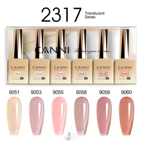 2317 - CANNI HEMA FREE UV/LED gél lakk szett 6x9ml