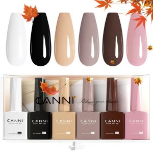 CANNI HEMA FREE UV/LED gél lakk szett 6x9ml - Classic Couture