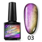 03 - MACSKASZEM EFFEKT - 7.3 ml - CANNI Cat Eye 9D gél lakk 