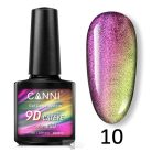 10 - MACSKASZEM EFFEKT - 7.3 ml - CANNI Cat Eye 9D gél lakk 