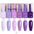   CANNI HEMA FREE UV/LED gél lakk szett 6x9ml - Purple Haze Harmony