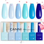   CANNI HEMA FREE UV/LED gél lakk szett 6x9ml - Crystal Clear Waters