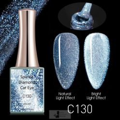 C130  színminta Sparkle Diamond Cat Eye