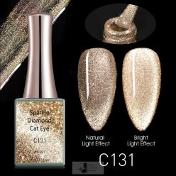 C131 - Sparkle Diamond Cat Eye UV/LED gél lakk 16 ml