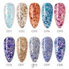 C311 színminta - CANNI Bright Sequin Series UV/LED gél lakk 16 ml