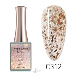   C312 színminta - CANNI Bright Sequin Series UV/LED gél lakk 16 ml