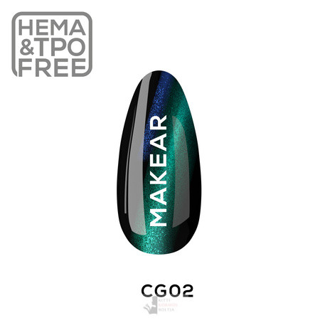 CG02 HEMA FREE MAKEAR Cat Eye Gel Polish 8ml