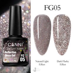 FG05 - CANNI UV/LED Reflective Disco gél lakk 7.3 ml