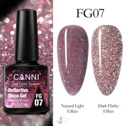 FG07 - CANNI UV/LED Reflective Disco gél lakk 7.3 ml