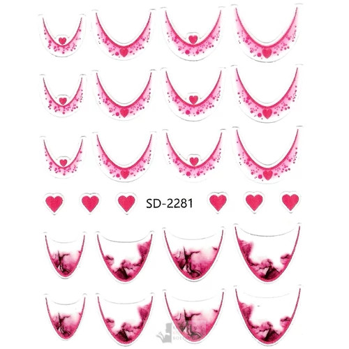 Francia mosolyvonal matrica (árnyékkal) SZÍVECSKÉS